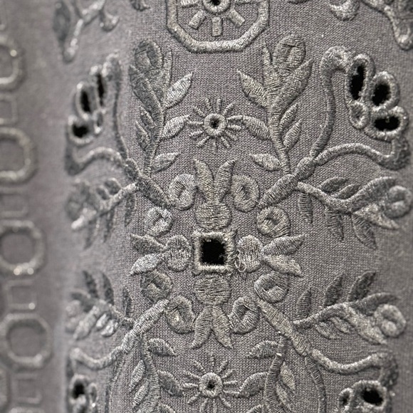 2/$40 Embroidered Navy Short Sleeves - Picture 4 of 7